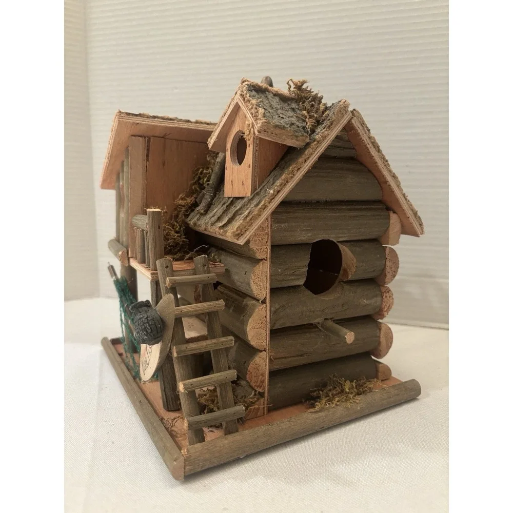 Gone Fishin Birdhouse 8x8x7